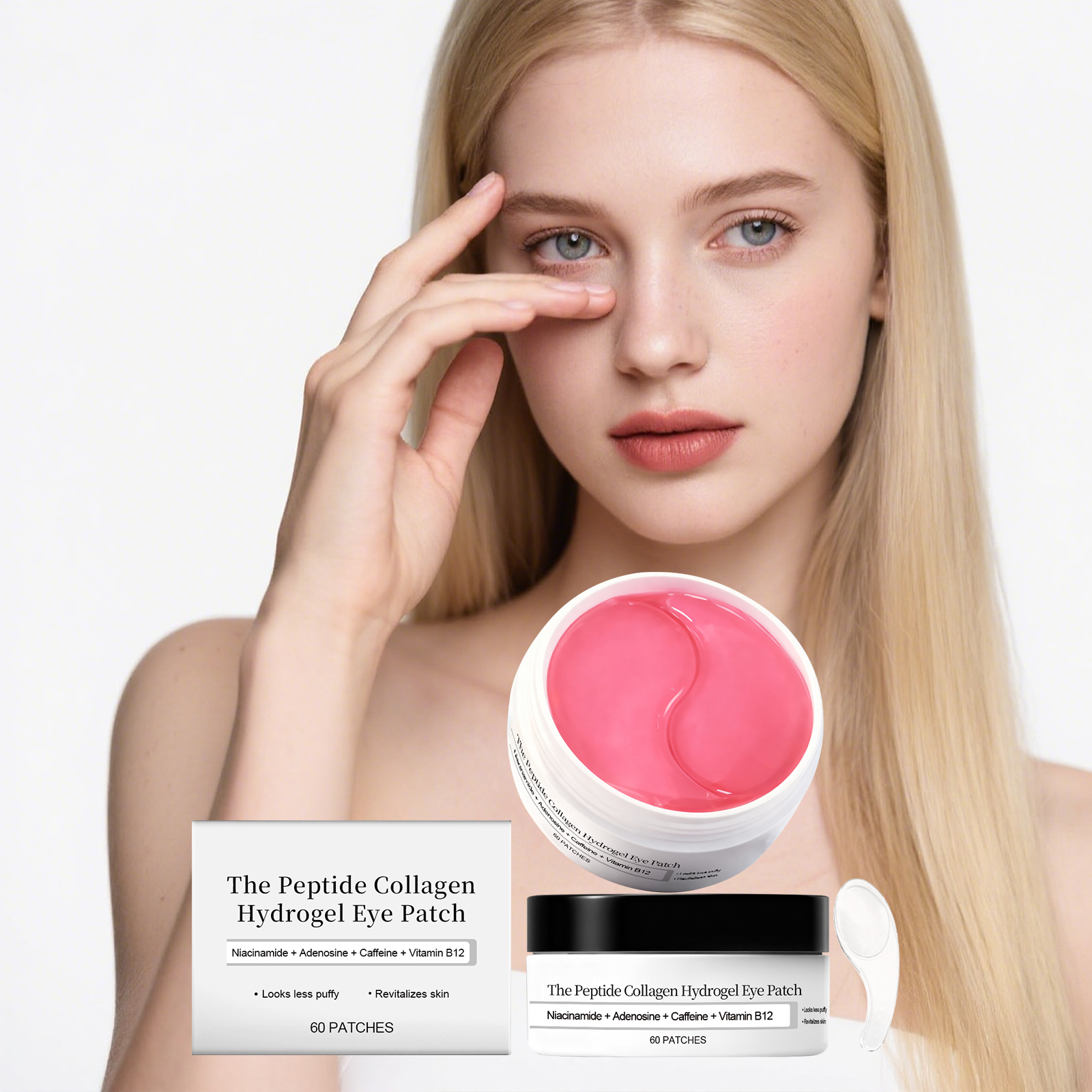 Collagen Eye Patch - Peptide Collagen Hydrogel Eye Patch Remove