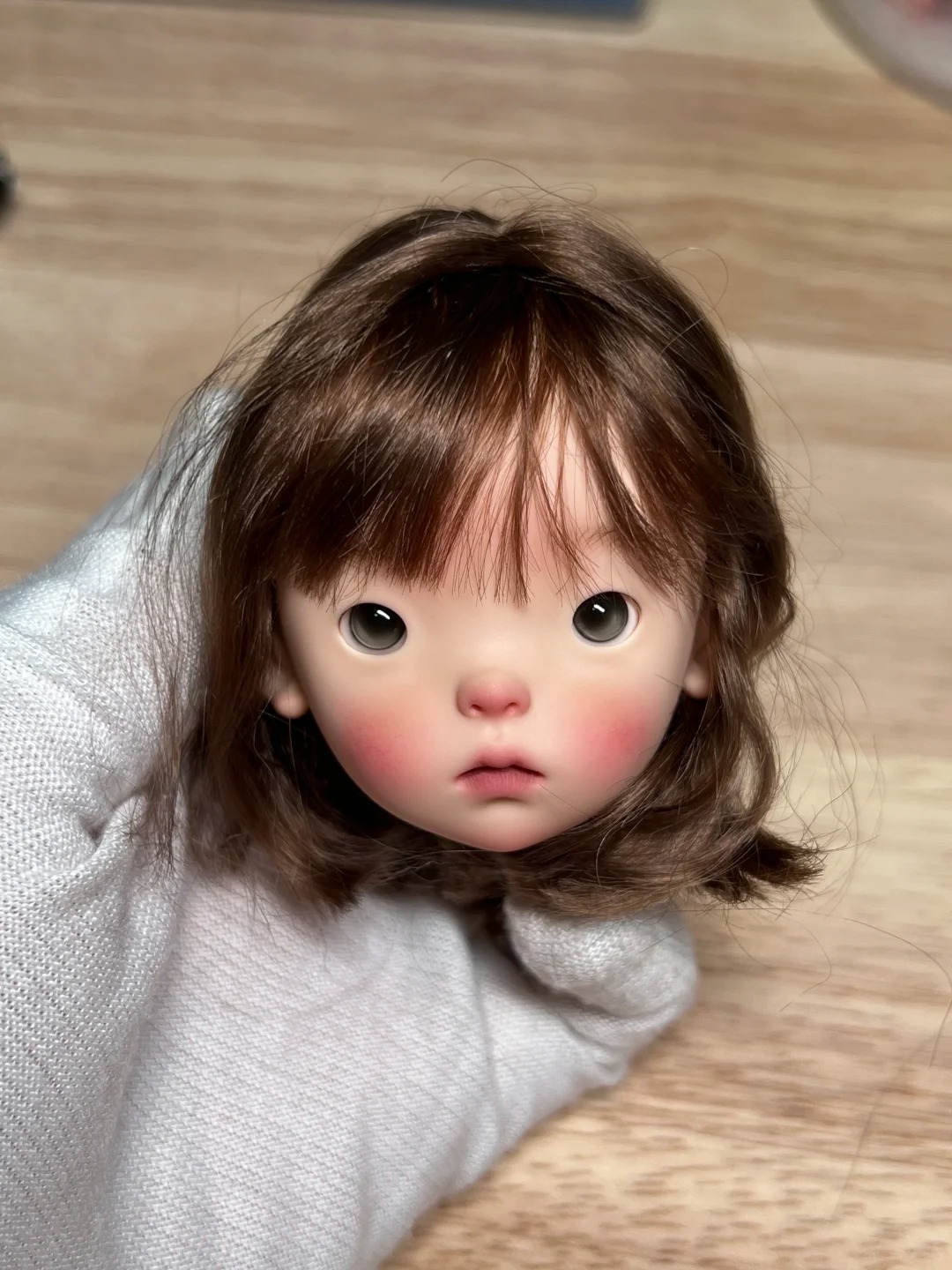 Beauty Makeup Girl - 1/6 Scale SD BJD Doll Head
