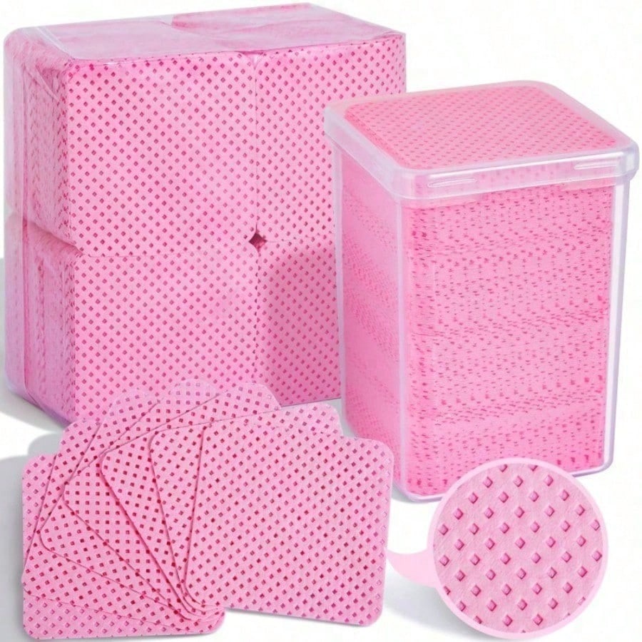 Gel Nail Polish - 20/600pcs Lint-Free Gel Nail Wipes Aluminum-Free