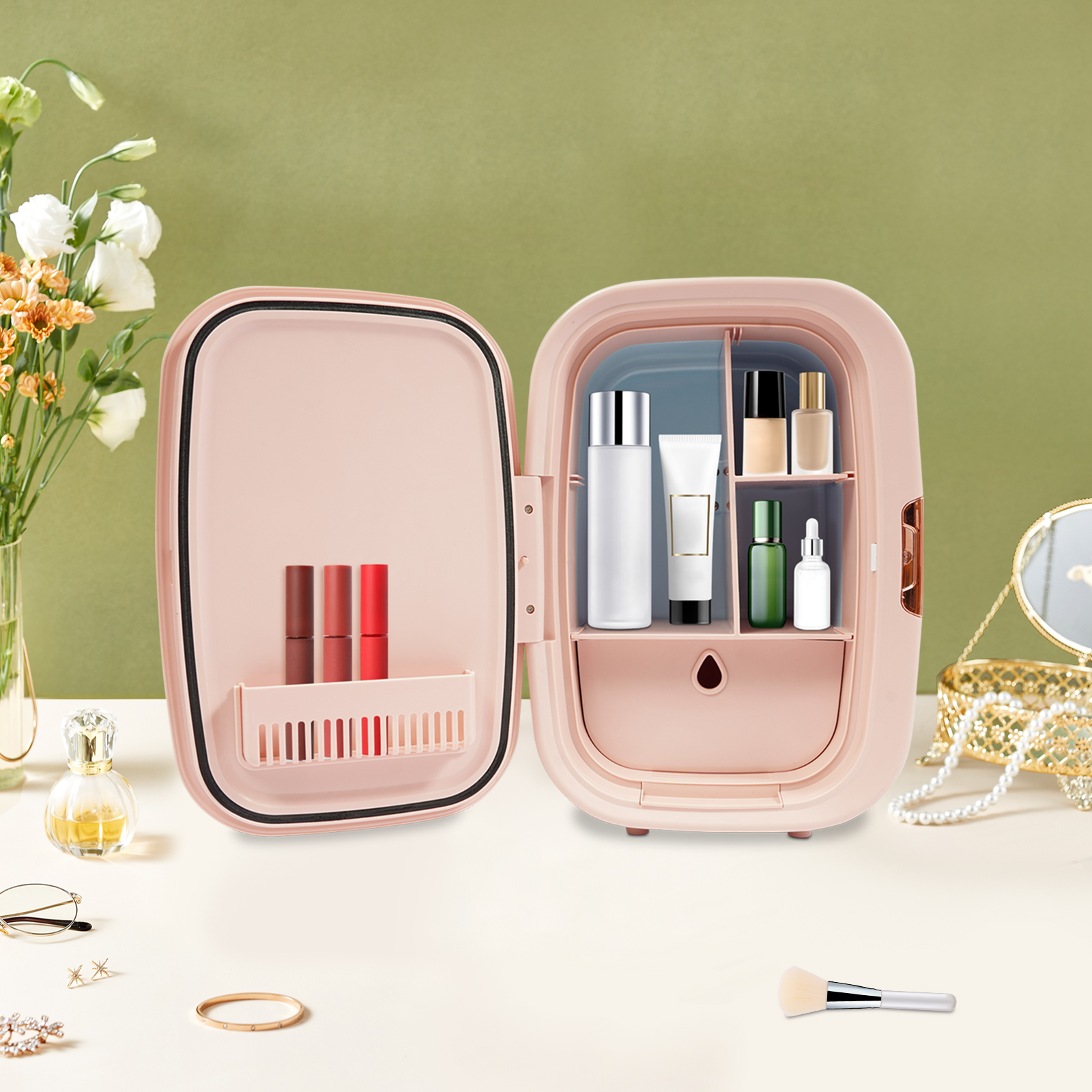 Beauty Fridge 12L Cosmetics Re - Beauty Makeup Fridge บทวิจารณ์และราคา