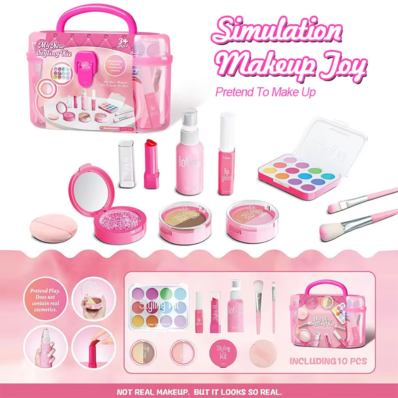 10 Pcs/set Simulation Pretend  - Beauty Makeup Kit For Kids บทวิจารณ์และราคา