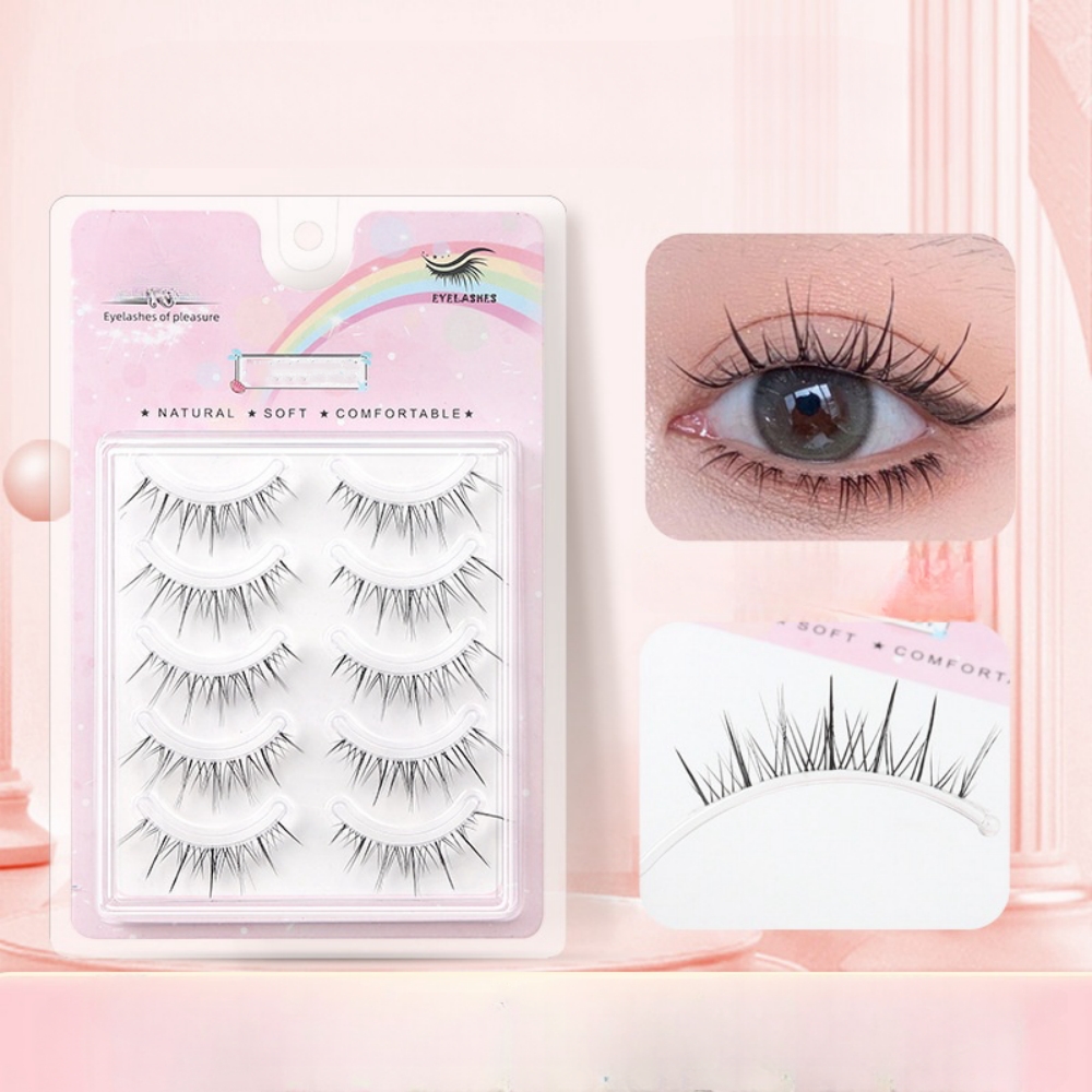 5 Pairs Transparent Stem Wavy  - Beauty Makeup Look บทวิจารณ์และราคา