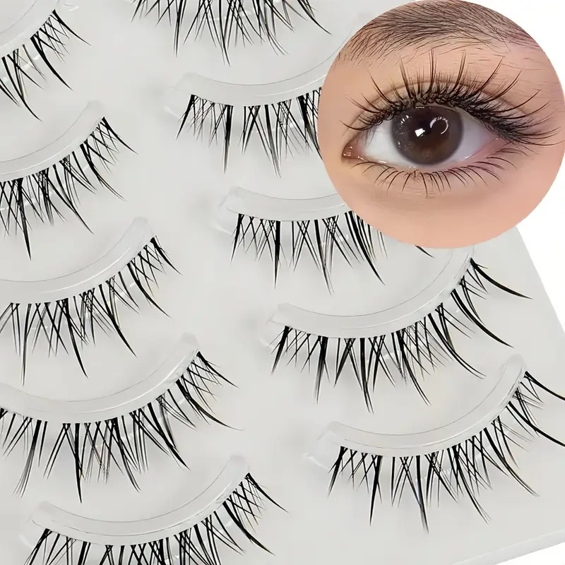 5 Pairs Transparent Stem Wavy  - Beauty Makeup Look บทวิจารณ์และราคา