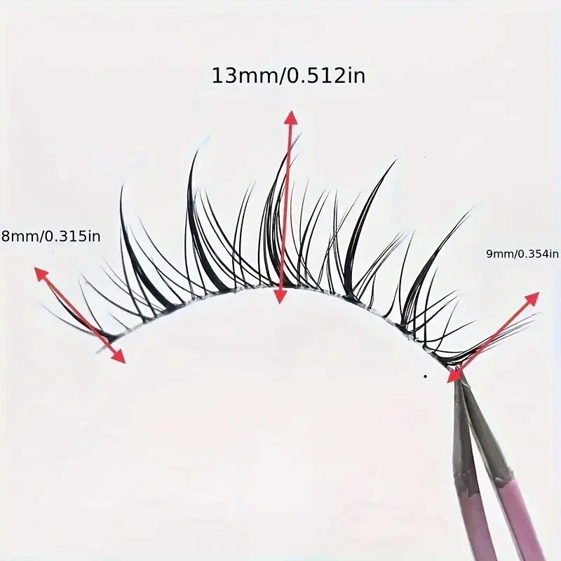 5 Pairs Transparent Stem Wavy  - Beauty Makeup Look บทวิจารณ์และราคา