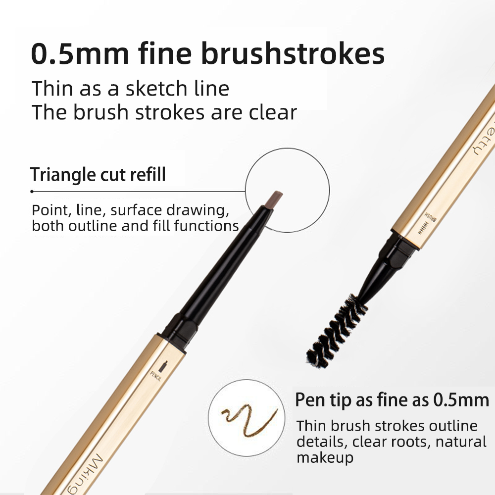 5 Colors EyeBrow Pen Make-up f - Eyebrow Pomade Pencil บทวิจารณ์และราคา