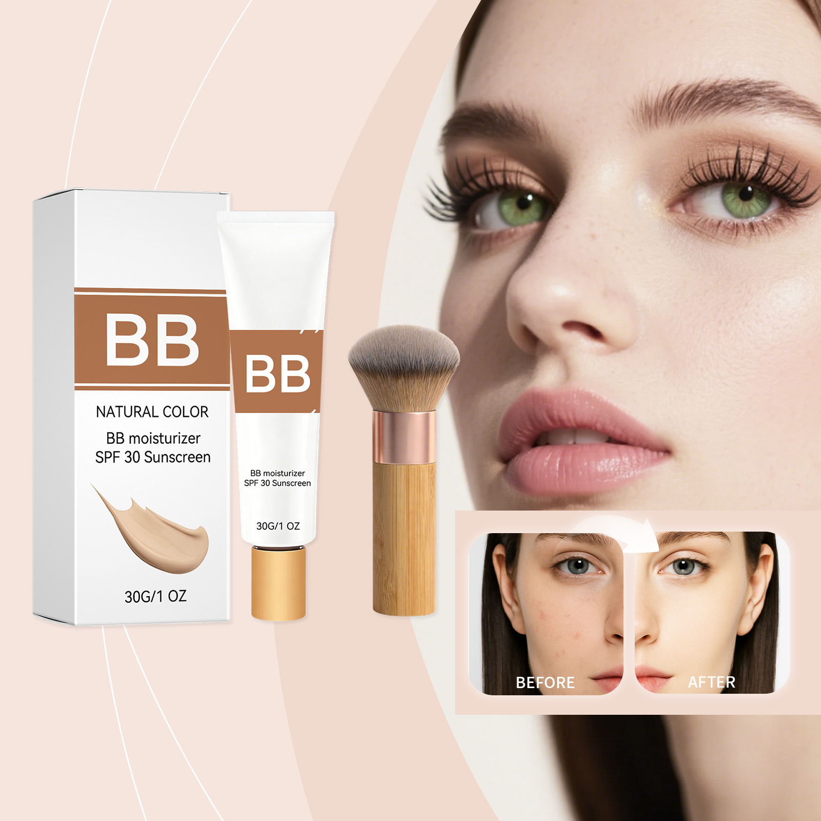 SPF 30 Tinted Moisturizer BB C - Beauty Queen Makeup บทวิจารณ์และราคา