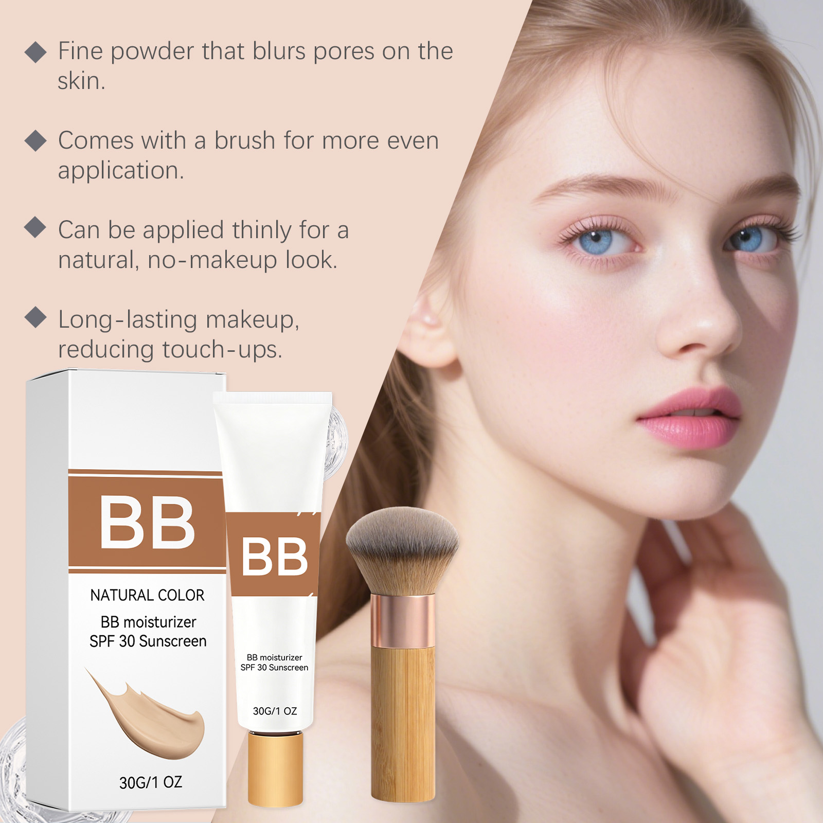 SPF 30 Tinted Moisturizer BB C - Beauty Queen Makeup บทวิจารณ์และราคา