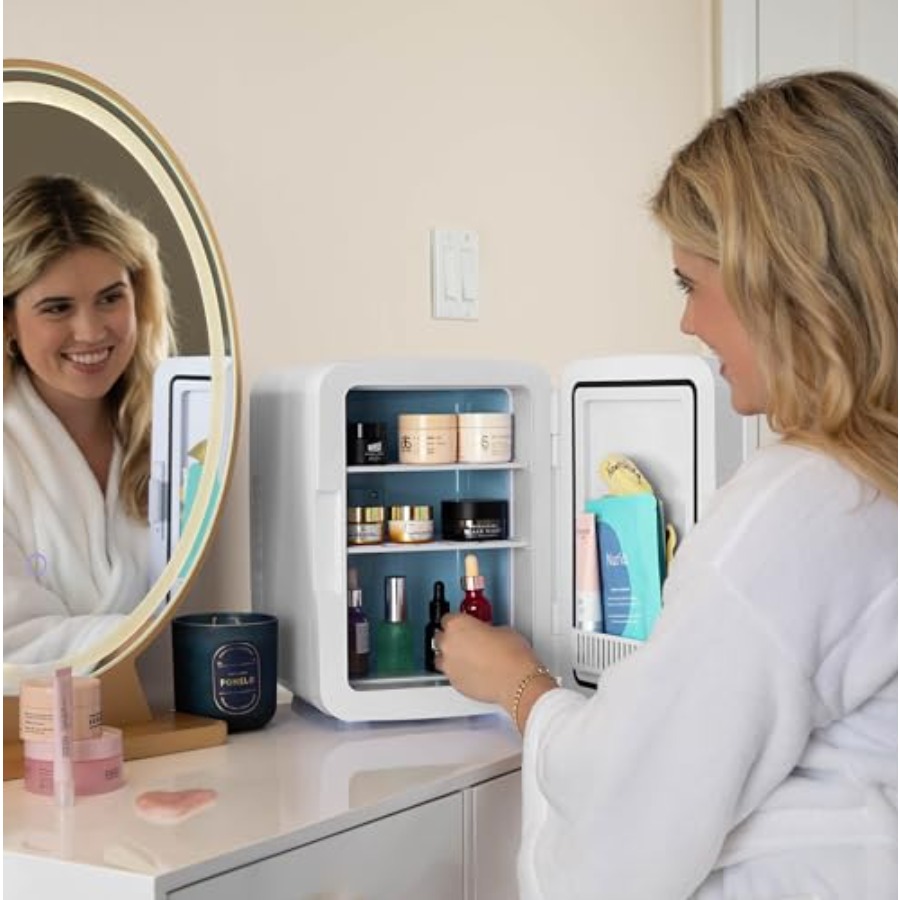 10L Mini Fridge for Bedroom, C - Beauty Makeup Fridge บทวิจารณ์และราคา