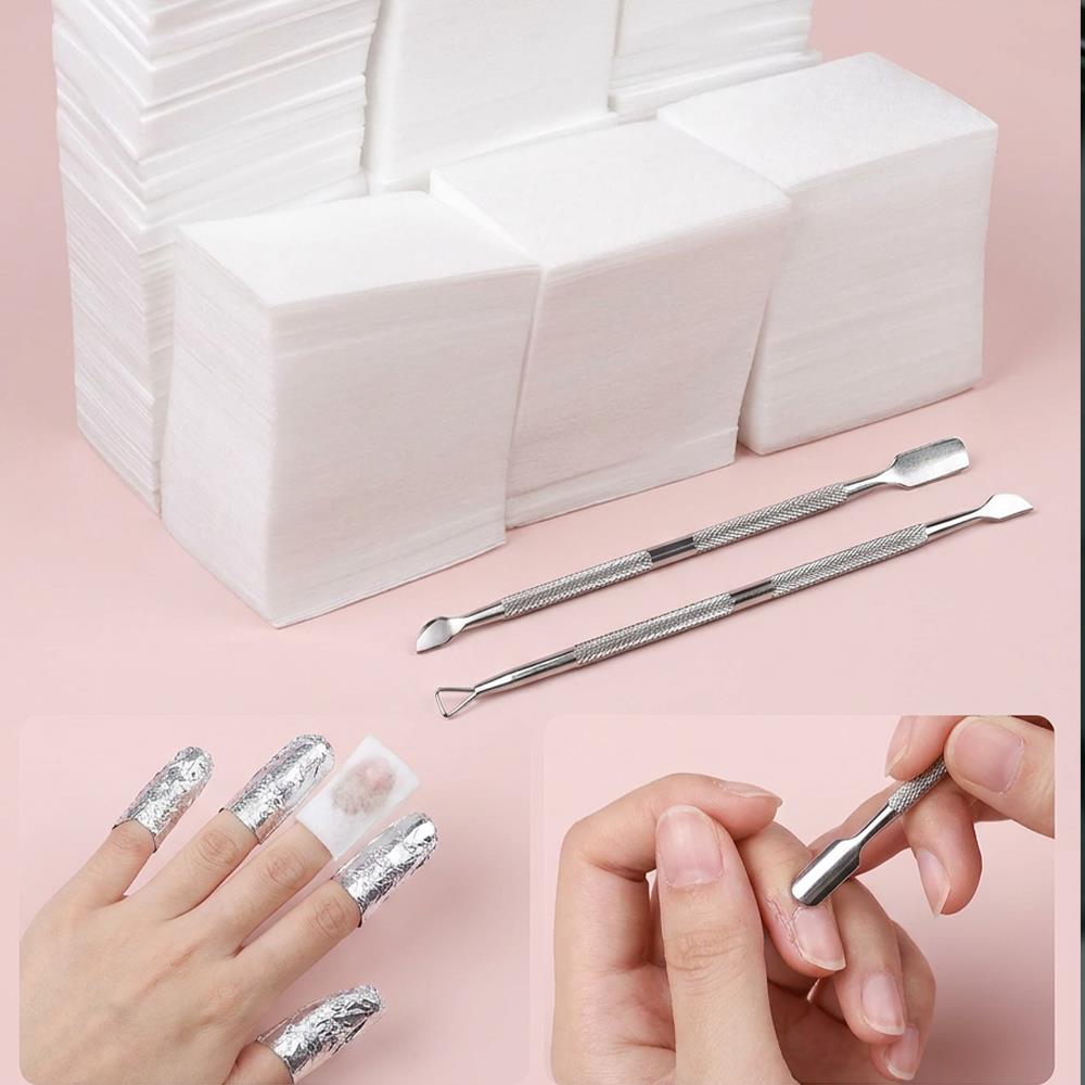 1000Pcs Lint Free Nail Wipes+2 - Gel Nail Polish บทวิจารณ์และราคา
