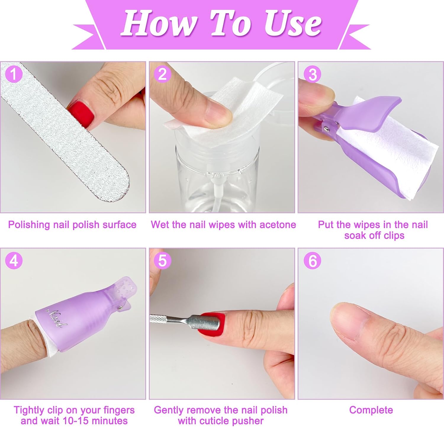 1000Pcs Lint Free Nail Wipes+2 - Gel Nail Polish บทวิจารณ์และราคา