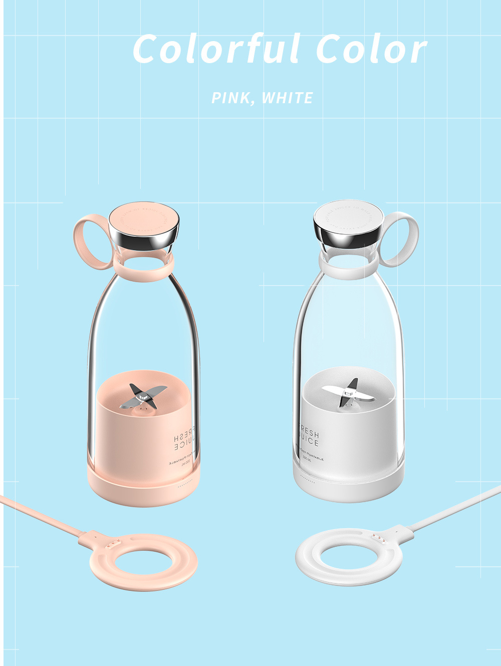usb Charger for portable juice - Beauty Queen Makeup บทวิจารณ์และราคา