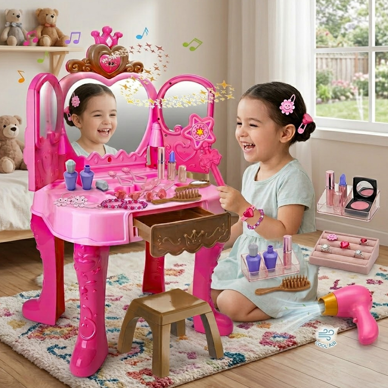 Girls Makeup Toys Woman Career - Beauty Makeup For Kids บทวิจารณ์และราคา