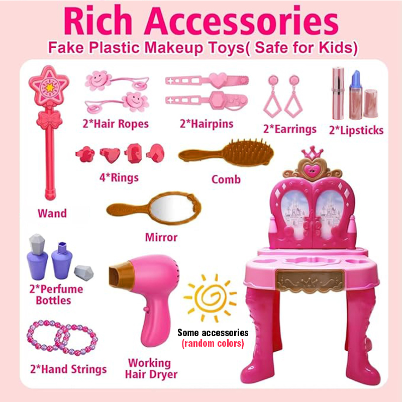Girls Makeup Toys Woman Career - Beauty Makeup For Kids บทวิจารณ์และราคา
