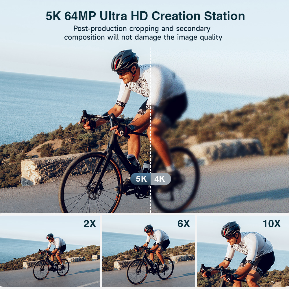 5K 64MP WiFi Digital Camera, 6 - Beauty Makeup Camera App บทวิจารณ์และราคา