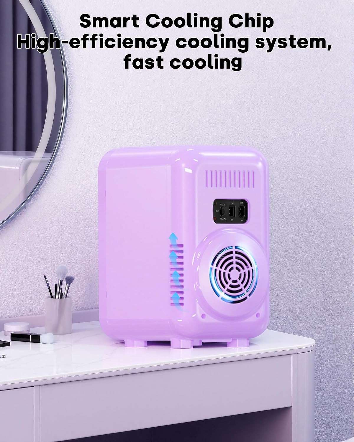 Mini Skincare Fridge Small Ref - Beauty Makeup Fridge บทวิจารณ์และราคา
