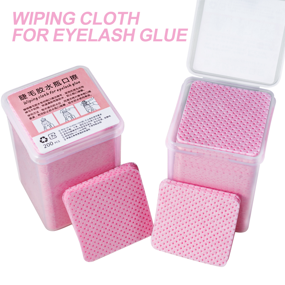 200Pcs Pink Lint-Free Nail Pol - Gel Nail Polish บทวิจารณ์และราคา