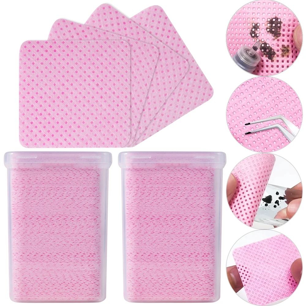 200Pcs Pink Lint-Free Nail Pol - Gel Nail Polish บทวิจารณ์และราคา