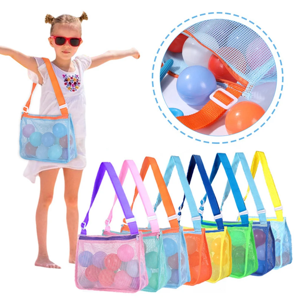 Foldable Beach Mesh Bag Childr - Beauty Makeup For Kids บทวิจารณ์และราคา