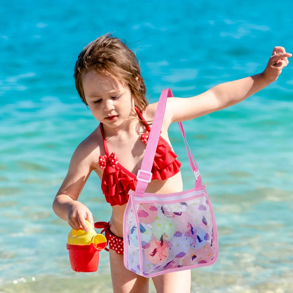 Foldable Beach Mesh Bag Childr - Beauty Makeup For Kids บทวิจารณ์และราคา