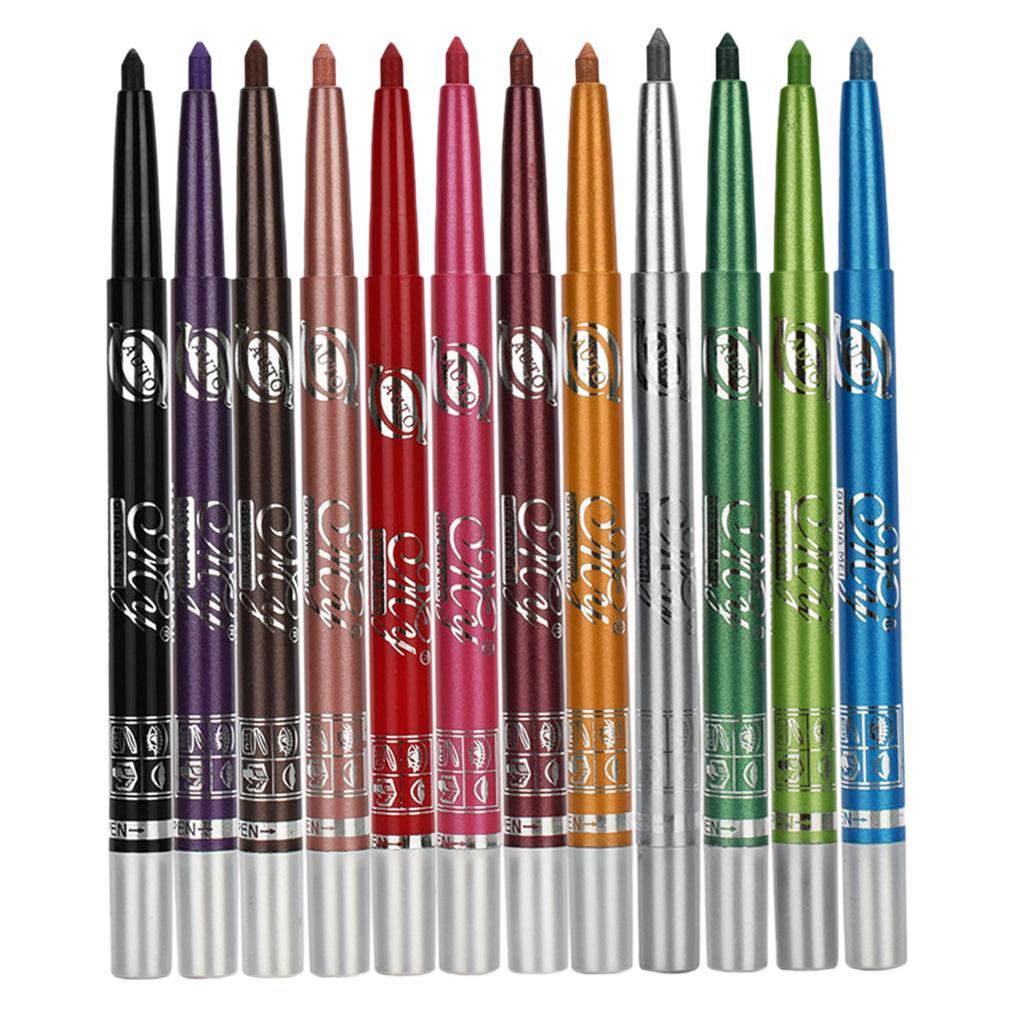 Colored Eyeliner Pencil Pen Ki - Beauty Makeup Look บทวิจารณ์และราคา