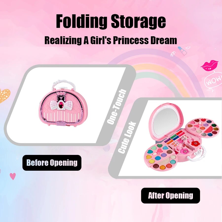 Kids Beauty Toys Makeup Kit Li - Beauty Makeup Kit For Kids บทวิจารณ์และราคา