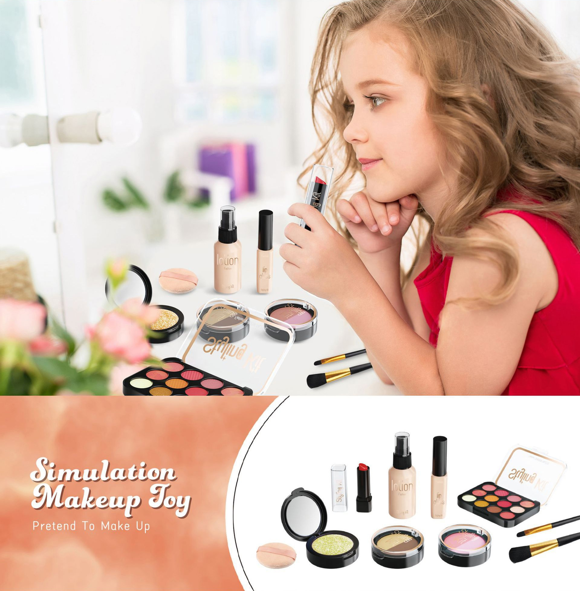 Child Girl Makeup Career Role  - Beauty Kiss Makeup บทวิจารณ์และราคา