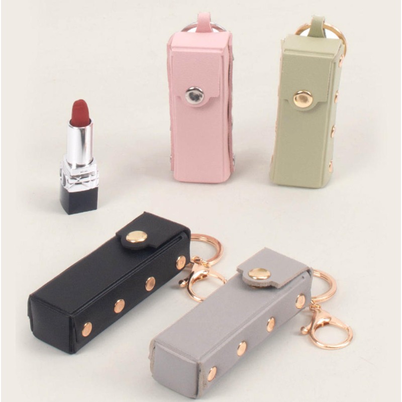 PU Leather Lipstick Protective - Beauty Kiss Makeup บทวิจารณ์และราคา