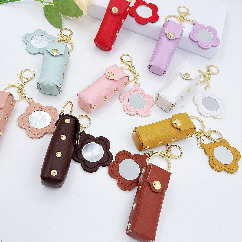 PU Leather Lipstick Protective - Beauty Kiss Makeup บทวิจารณ์และราคา