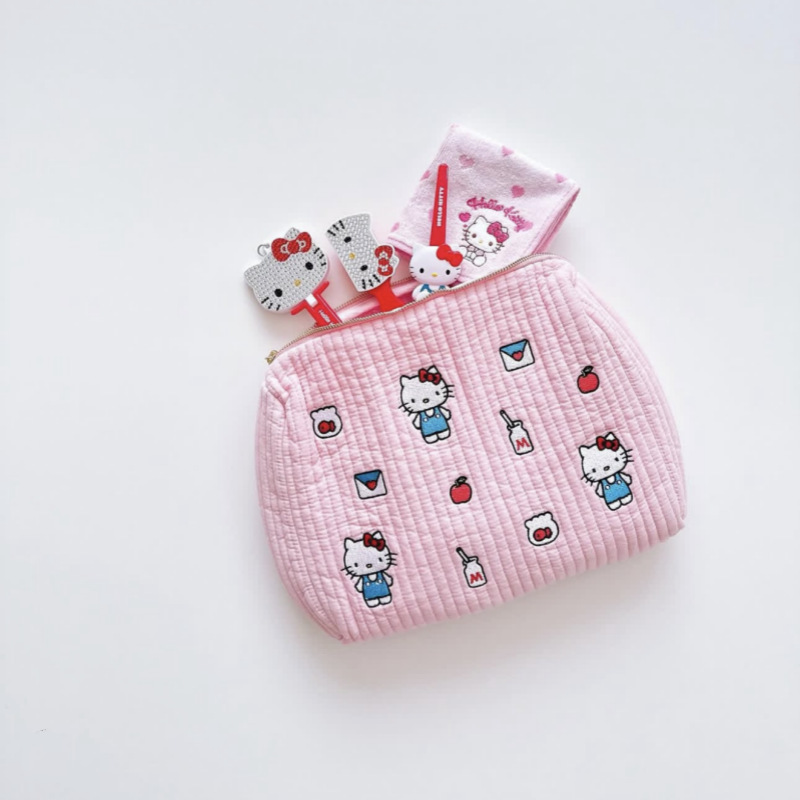 Hello Kitty Cute Cartoon Zippe - Beauty Makeup For Kids บทวิจารณ์และราคา