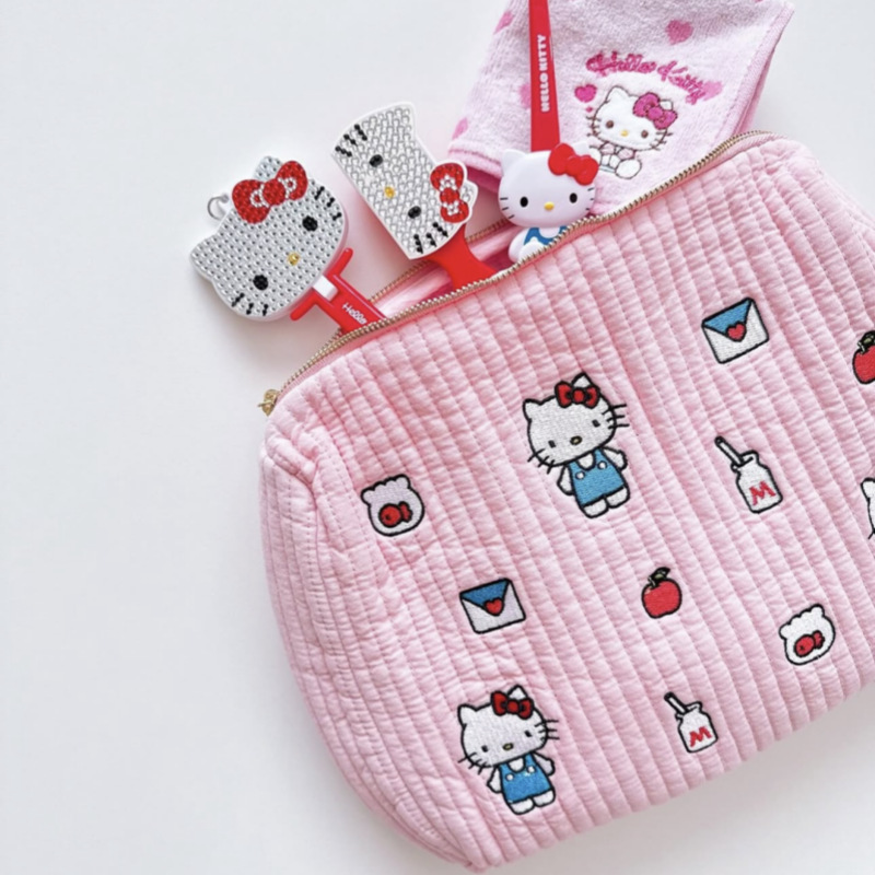 Hello Kitty Cute Cartoon Zippe - Beauty Makeup For Kids บทวิจารณ์และราคา