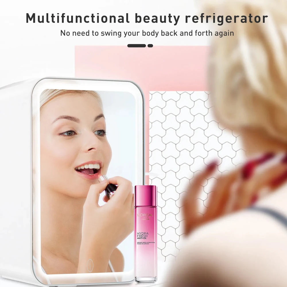 4L Mini Beauty Fridge with LED - Beauty Makeup Fridge บทวิจารณ์และราคา
