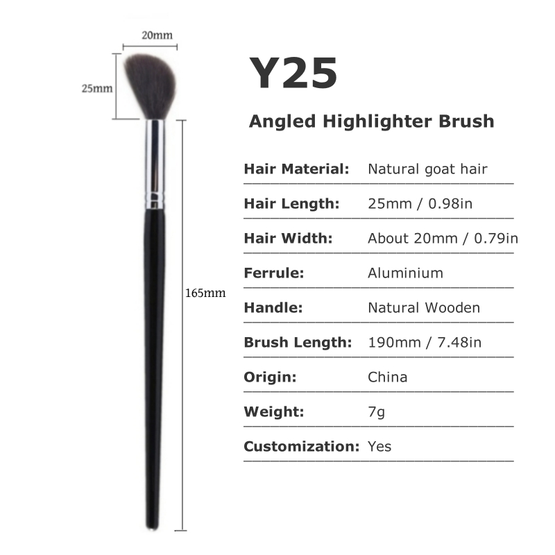 Highlighter Makeup Brushes Blu - Beauty Queen Makeup บทวิจารณ์และราคา