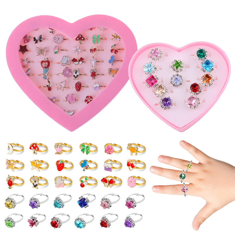 Children Rings Adjustable Exqu - Beauty Makeup For Kids บทวิจารณ์และราคา