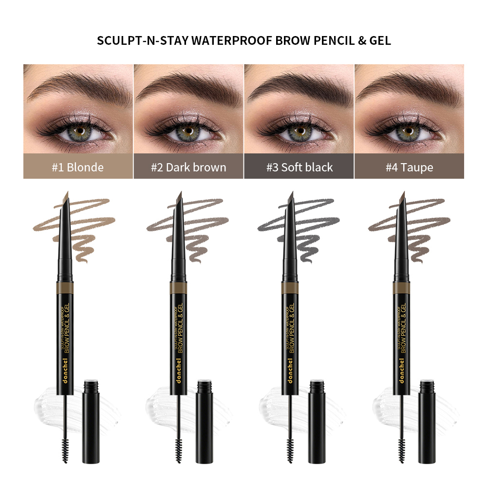 Waterproof 2 In 1 Eyebrow Penc - Eyebrow Pomade Pencil บทวิจารณ์และราคา