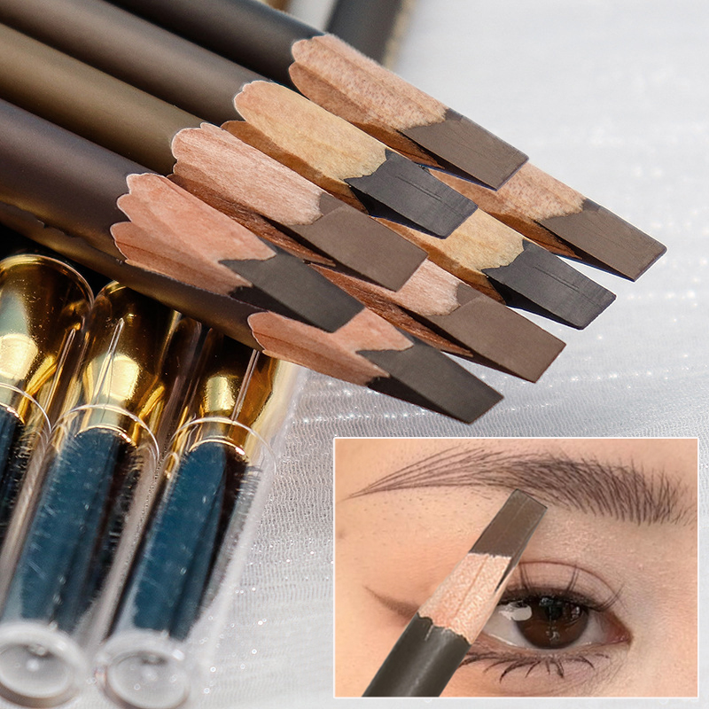 Waterproof Eyebrow Pen with Br - Eyebrow Pomade Pencil บทวิจารณ์และราคา