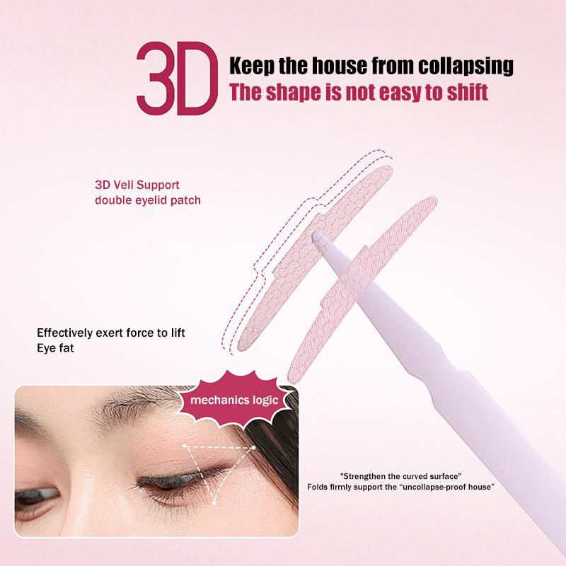 Adhesive Eyelid Tape Stickers  - Beauty Makeup Look บทวิจารณ์และราคา
