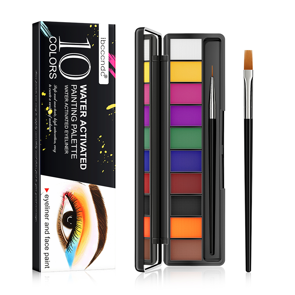 10 Colors Glow Fluorescent Neo - Beauty Halloween Makeup บทวิจารณ์และราคา