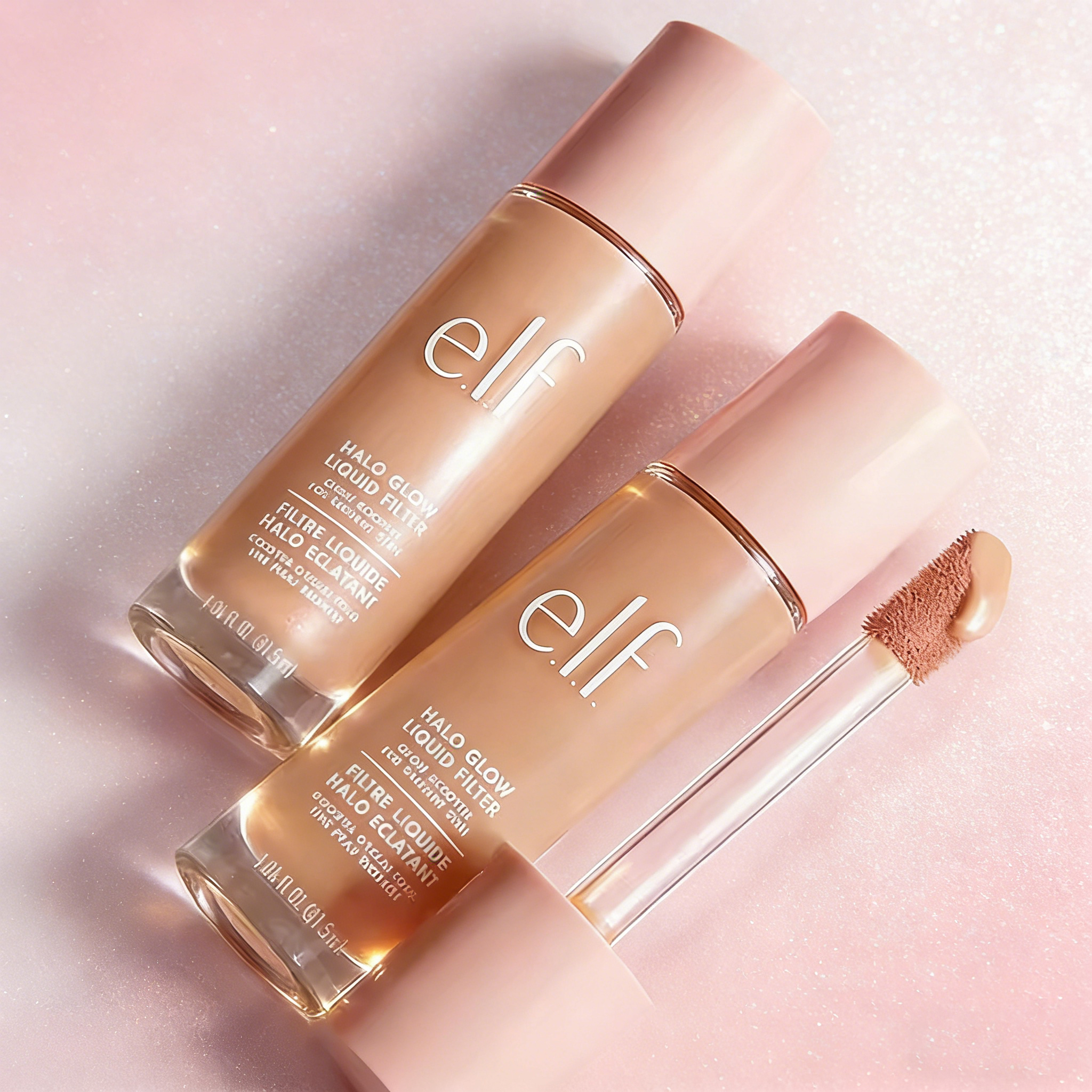 ELF 3 New Shades Halo Glow Liq - Beauty Makeup Look บทวิจารณ์และราคา