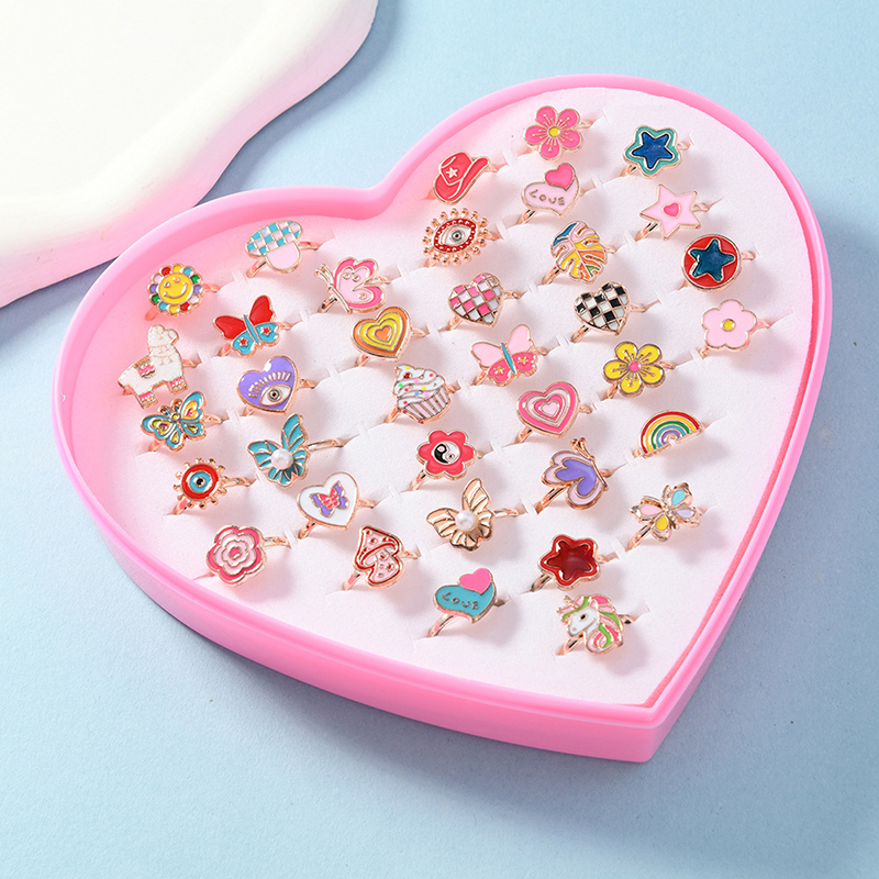 6/12/36pcs Adjustable Rings fo - Beauty Makeup For Kids บทวิจารณ์และราคา