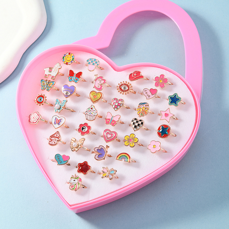 6/12/36pcs Adjustable Rings fo - Beauty Makeup For Kids บทวิจารณ์และราคา