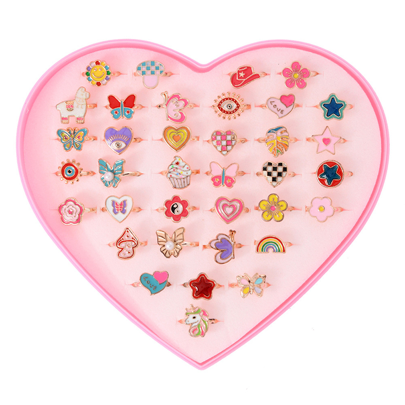 6/12/36pcs Adjustable Rings fo - Beauty Makeup For Kids บทวิจารณ์และราคา