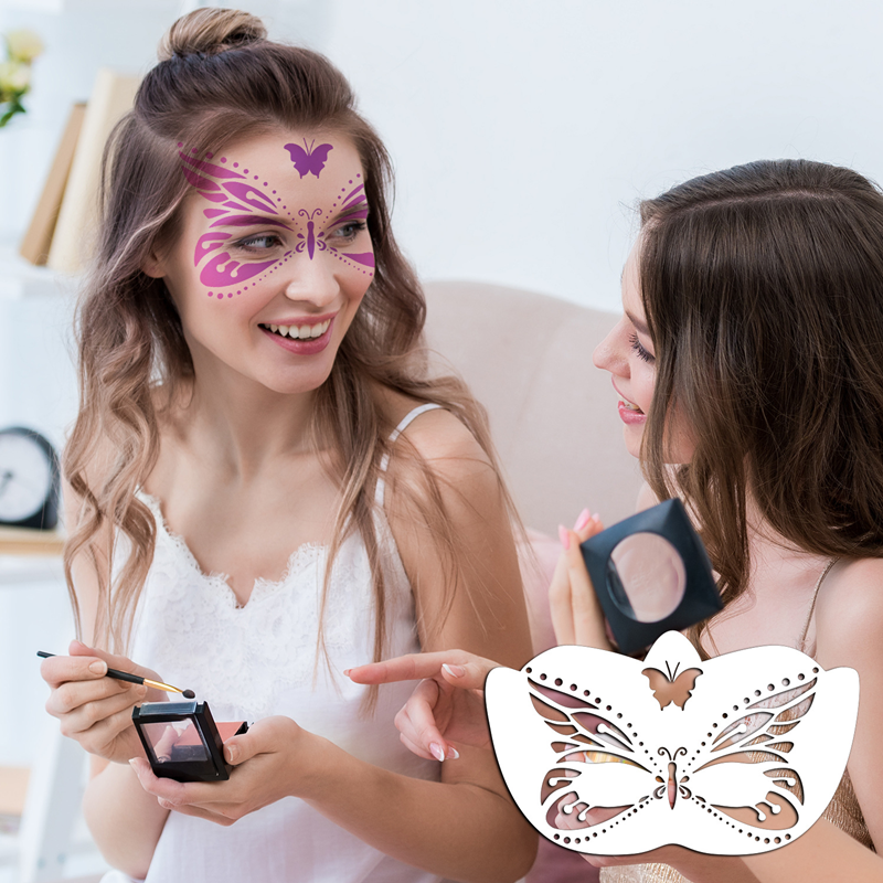 8pcs Face Skeleton Painting St - Beauty Makeup Kit For Kids บทวิจารณ์และราคา