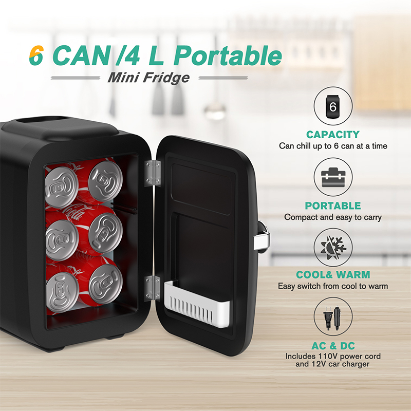Crownful 4L Mini Fridge 110V 2 - Beauty Makeup Fridge บทวิจารณ์และราคา