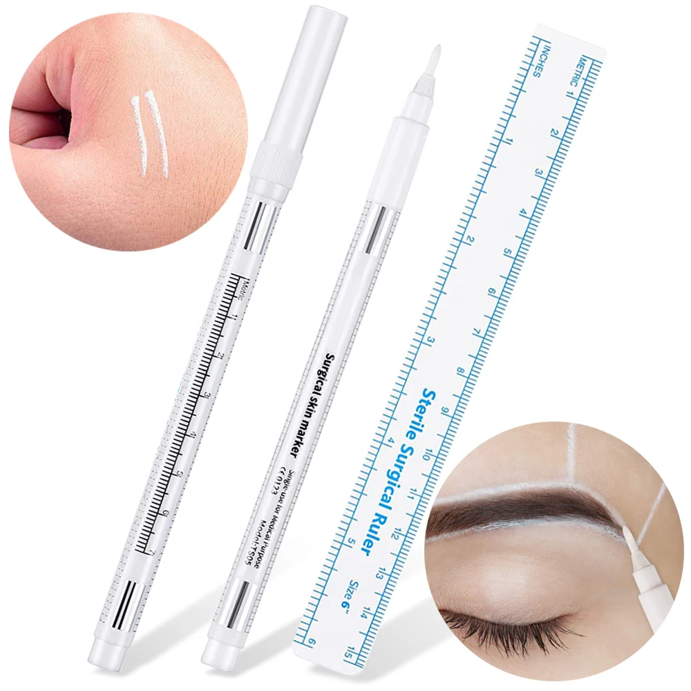 1set Marker Eyebrow Tattoo Pen - Eyebrow Pomade Pencil บทวิจารณ์และราคา