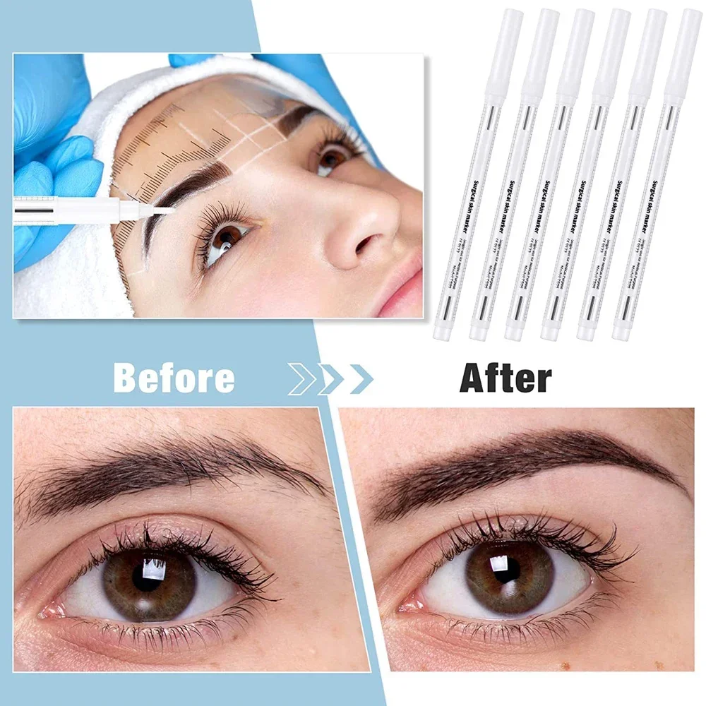 1set Marker Eyebrow Tattoo Pen - Eyebrow Pomade Pencil บทวิจารณ์และราคา