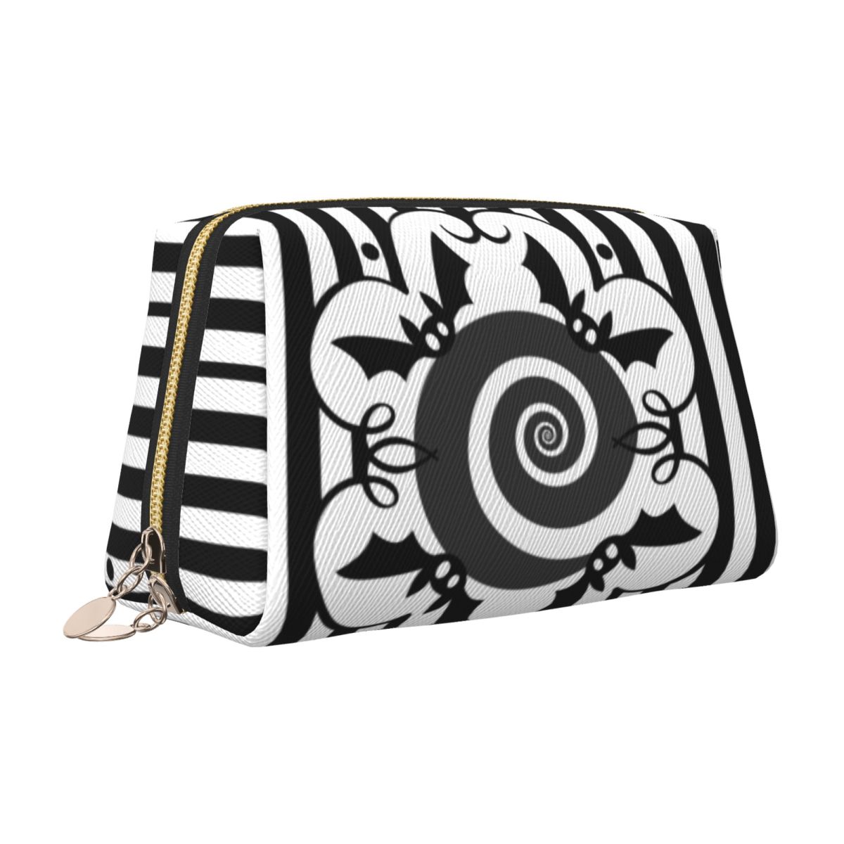 Stripes And Bats Cosmetic Bag  - Beauty Halloween Makeup บทวิจารณ์และราคา