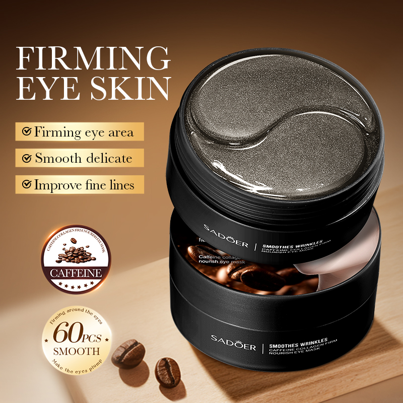 60pcs SADOER Caffeine Crystal  - Collagen Eye Patch บทวิจารณ์และราคา