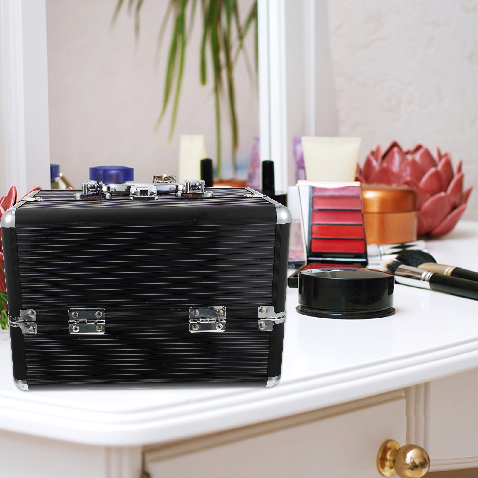 Makeup Case Handheld Storage C - Beauty Makeup Girl บทวิจารณ์และราคา