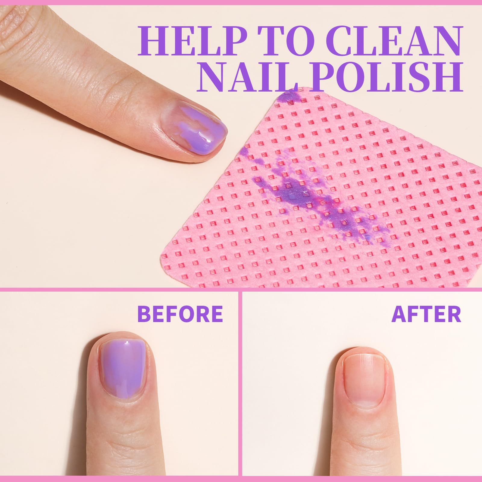 200Pcs Lint Free Nail Cleaning - Gel Nail Polish บทวิจารณ์และราคา