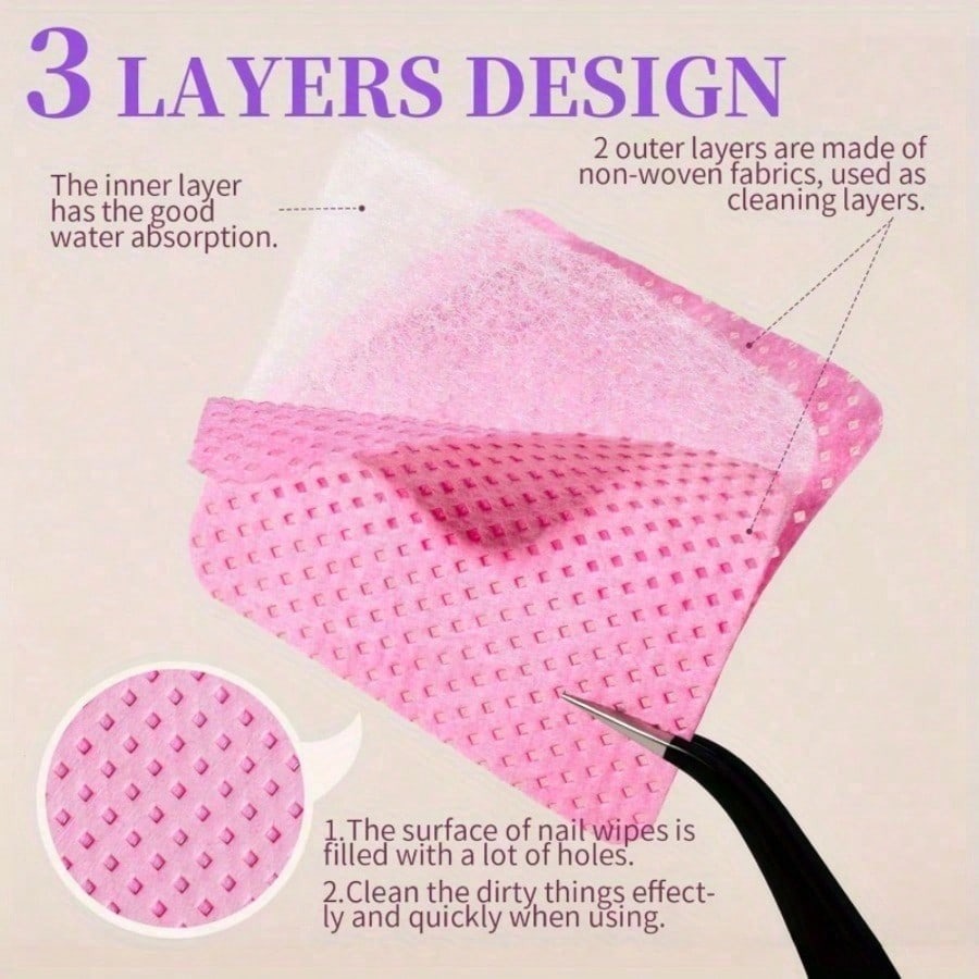 20/600pcs Lint-Free Gel Nail W - Gel Nail Polish บทวิจารณ์และราคา